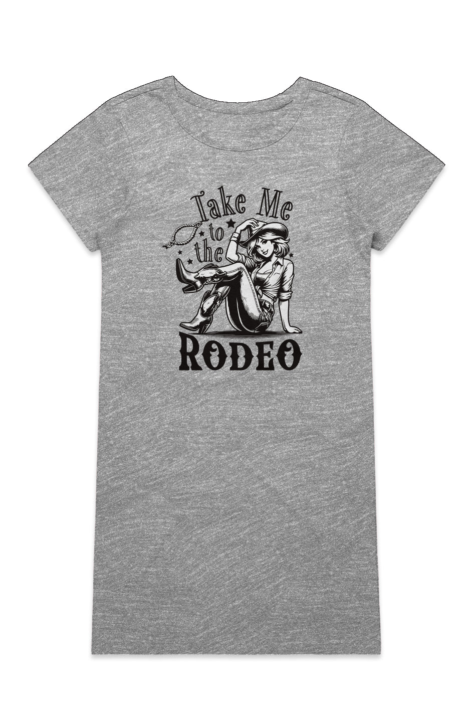 Take Me To The Rodeo T-shirt Dress