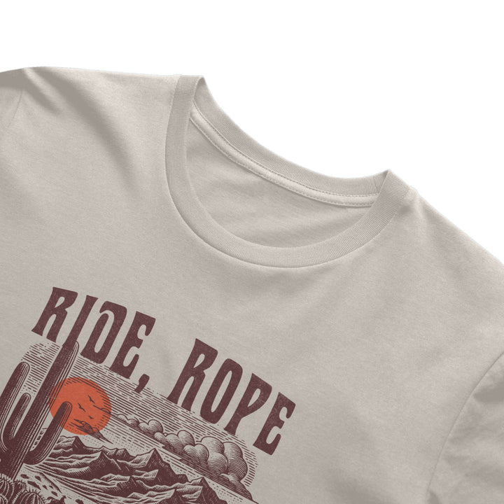 Ride Rope Repeat Mens Heavyweight T-Shirt