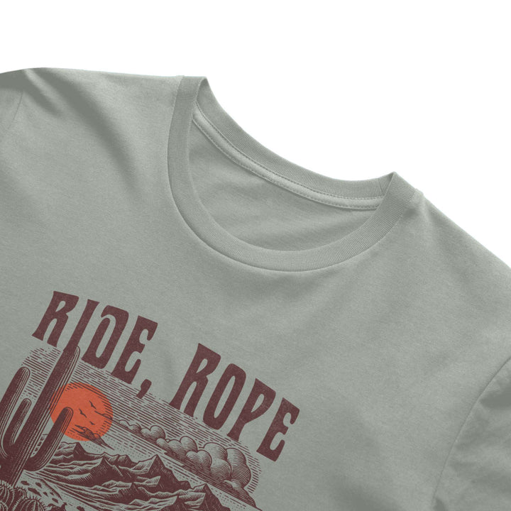 Ride Rope Repeat Mens Heavyweight T-Shirt