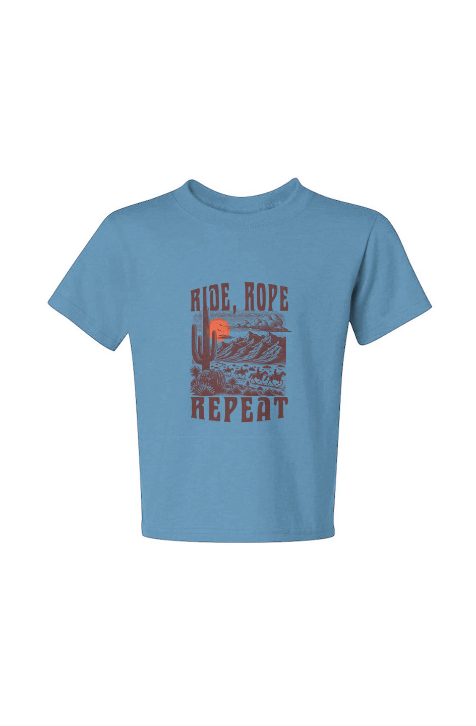 Ride Rope Repeat Moisture-Wicking Youth T-Shirt