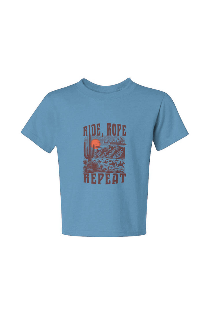 Ride Rope Repeat Moisture-Wicking Youth T-Shirt