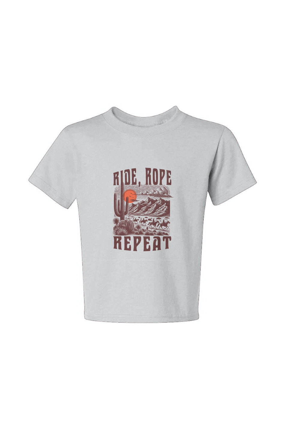 Ride Rope Repeat Moisture-Wicking Youth T-Shirt