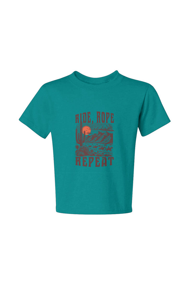 Ride Rope Repeat Moisture-Wicking Youth T-Shirt