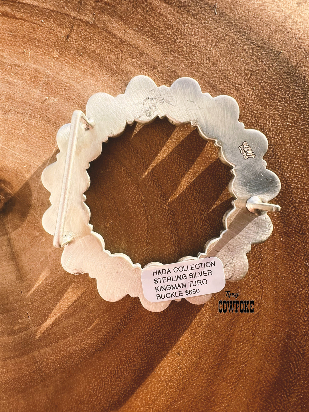 Kingman Turquoise Belt Buckle