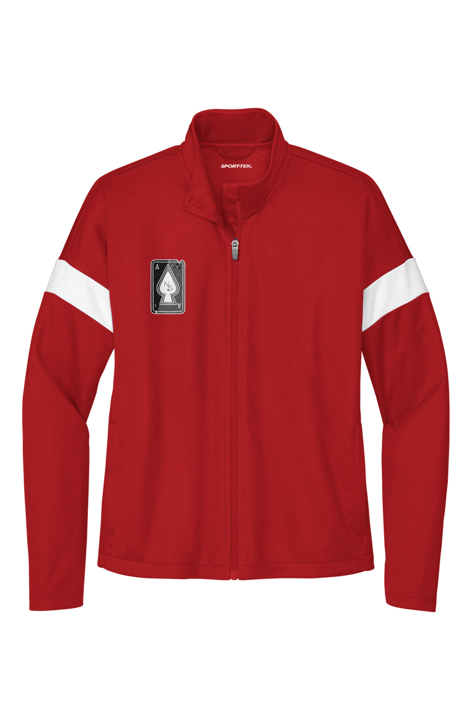 Spaded Aces Womens Sport Full Zip Jacket