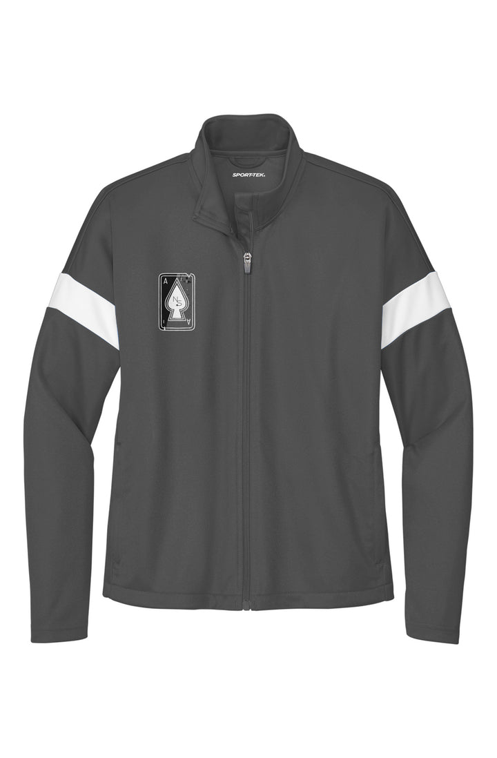 Spaded Aces Womens Sport Full Zip Jacket