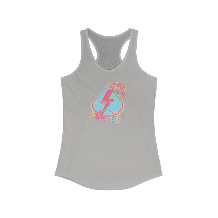 Spades And Disco Spurs Racerback Tank