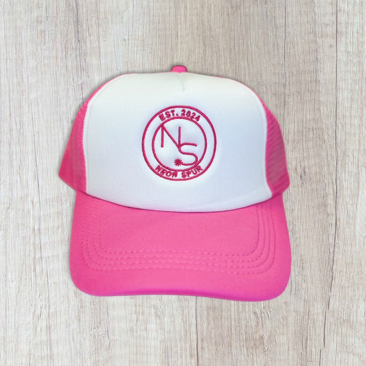 Candy Pink Neon Spur Logo Hat