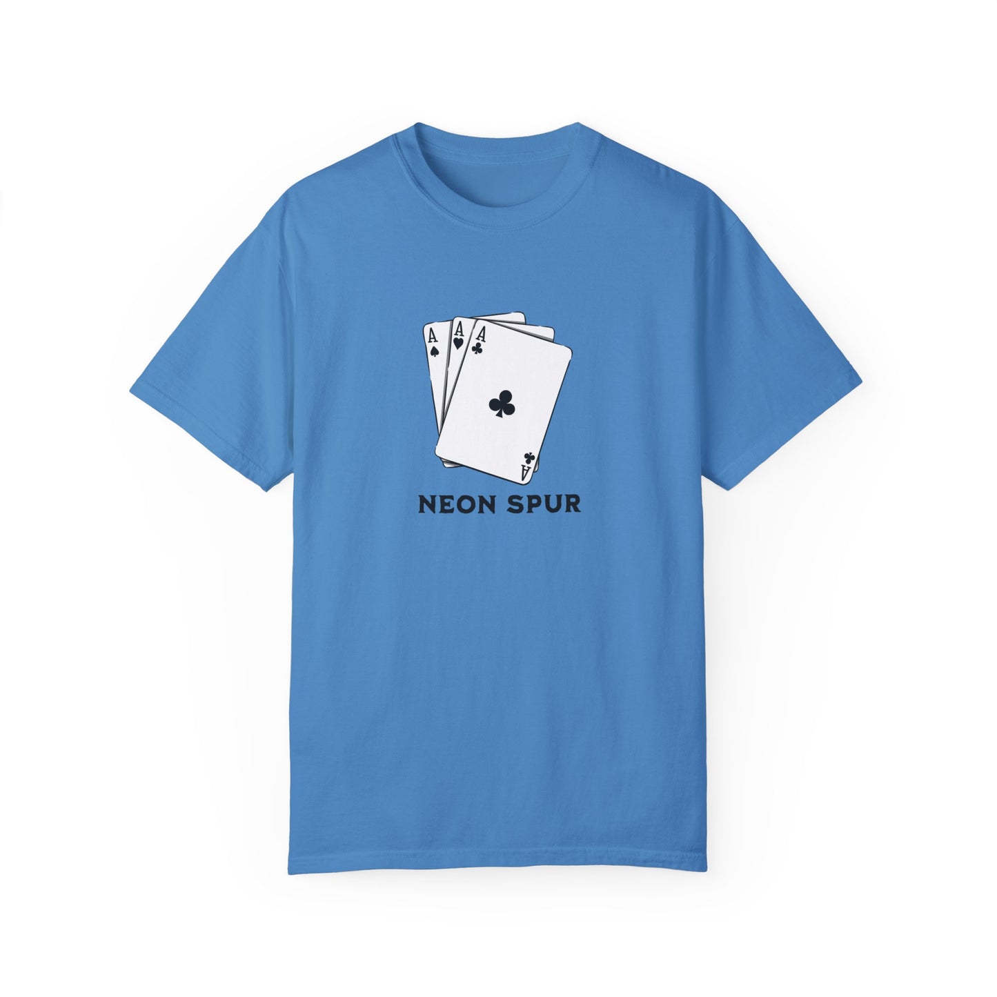 Neon Spur Ace Cards Short Sleeve T-shirt