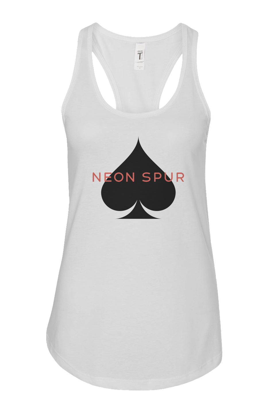 Neon Spur Logo Spade Racerback Tank Top