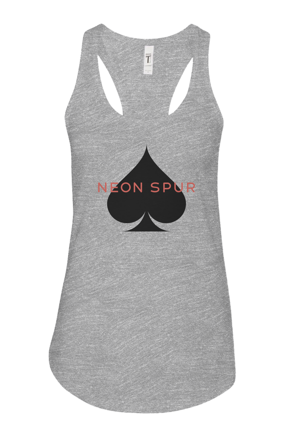 Neon Spur Logo Spade Racerback Tank Top