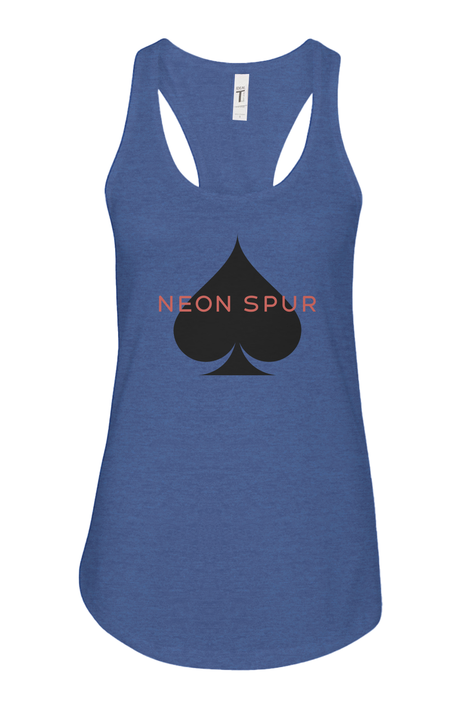 Neon Spur Logo Spade Racerback Tank Top