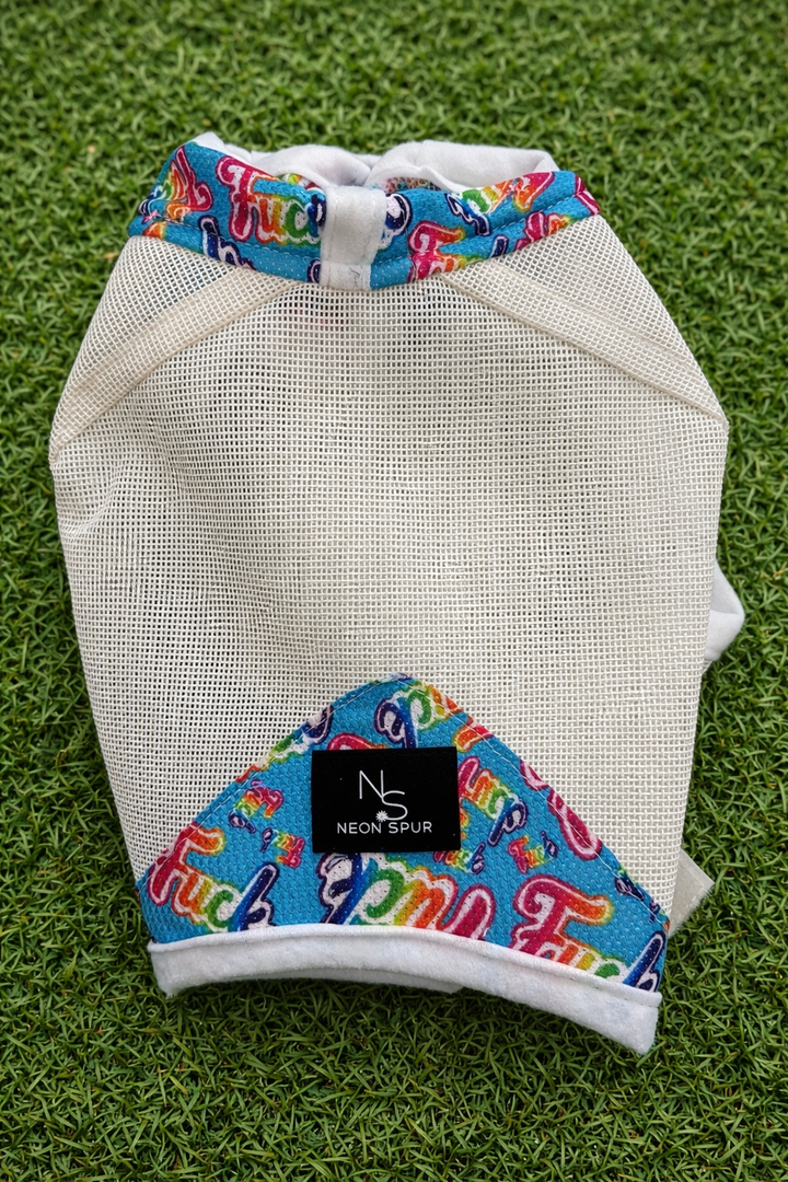 Fook Fly Mask - White Mesh