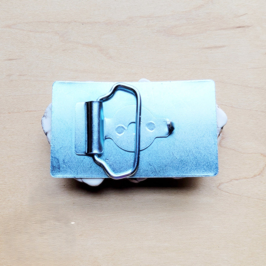 Triple Turquoise Slab Belt Buckle