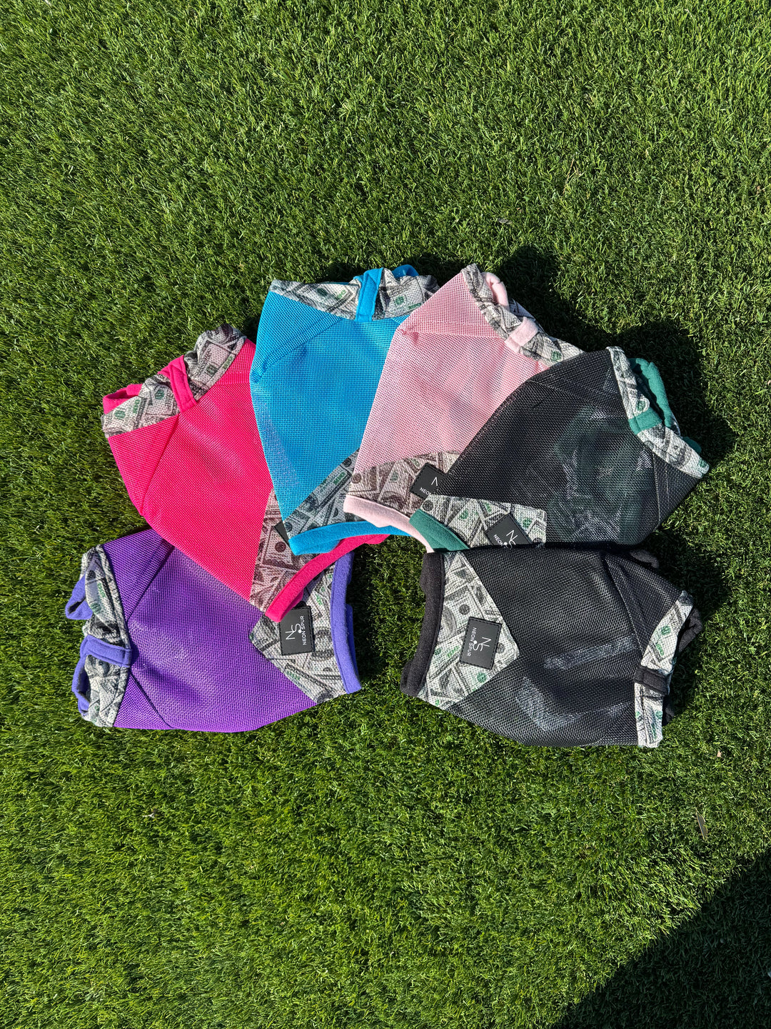 Entry Fees Fly Mask -Baby Pink