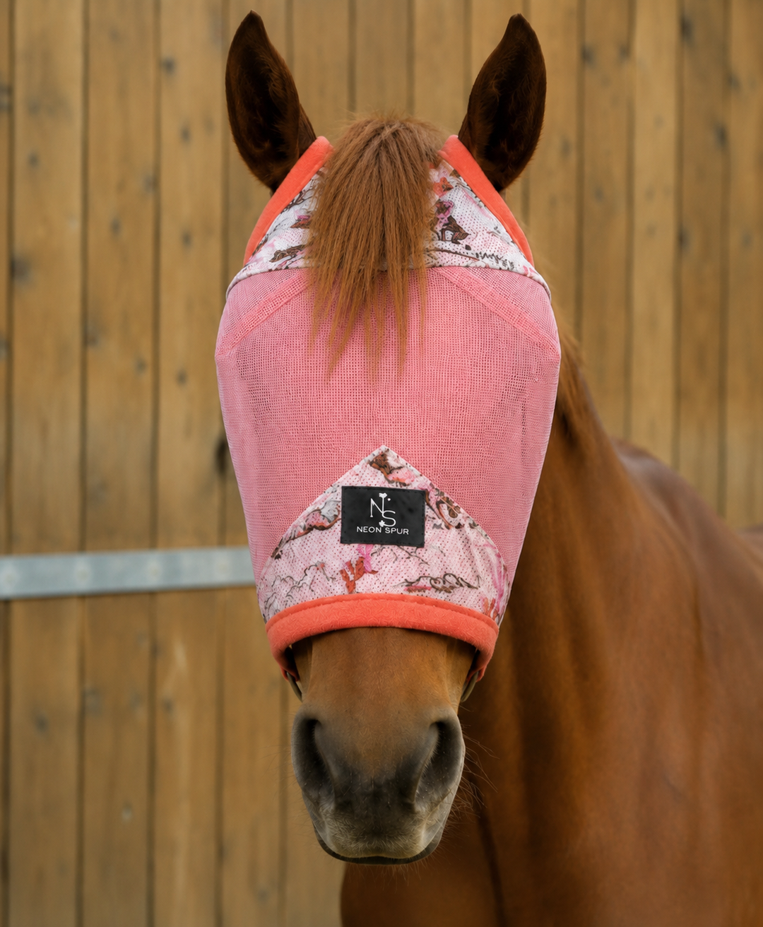 Let Er Buck Fly Mask Neon Spur