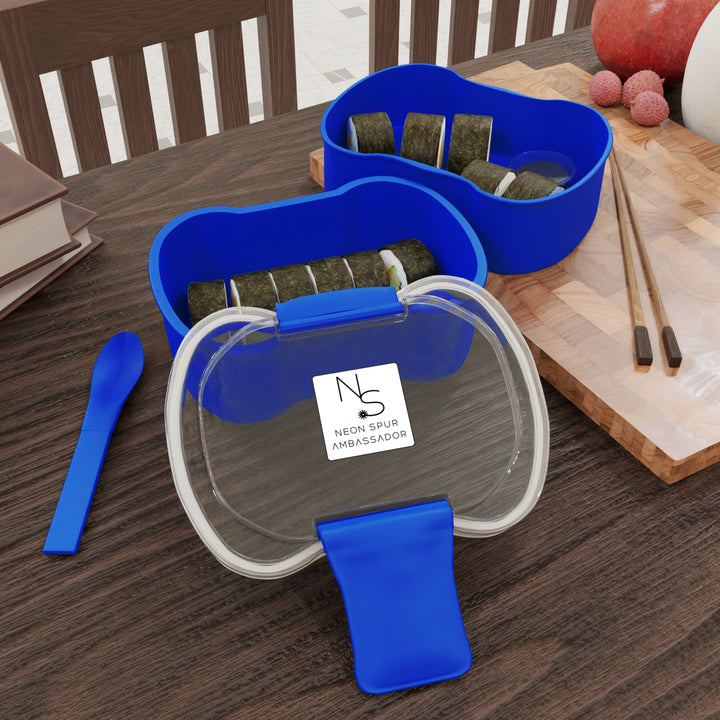 Neon Spur Ambassador Bento Box – Two-Tier Lunch Organizer