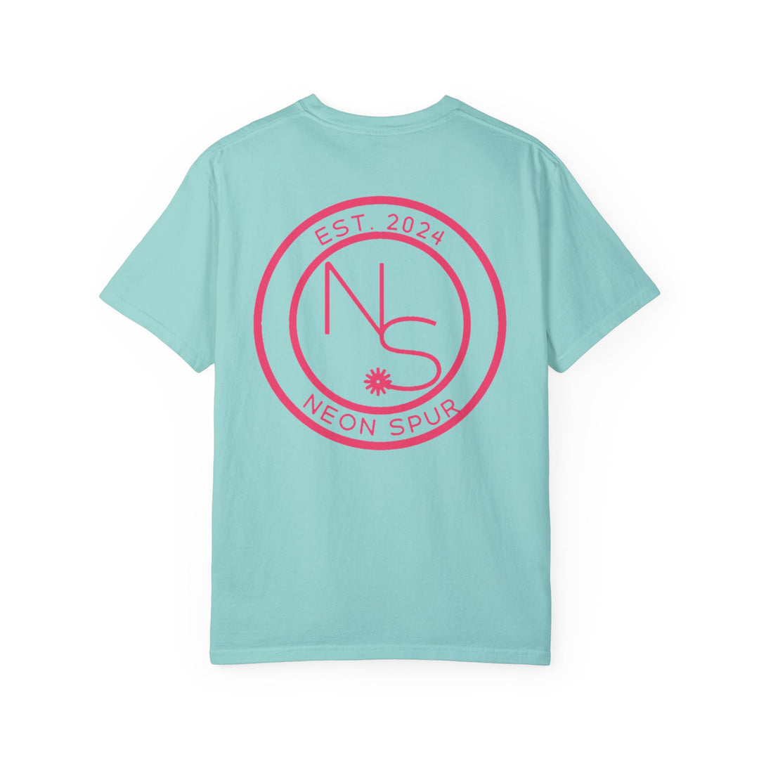 Neon Spur Logo Garment-Dyed T-shirt