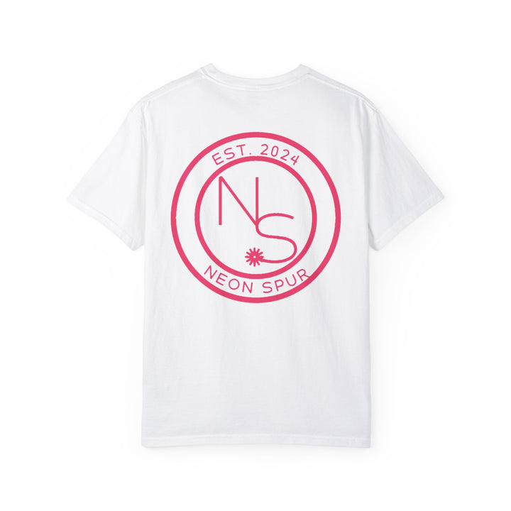 Neon Spur Logo Garment-Dyed T-shirt