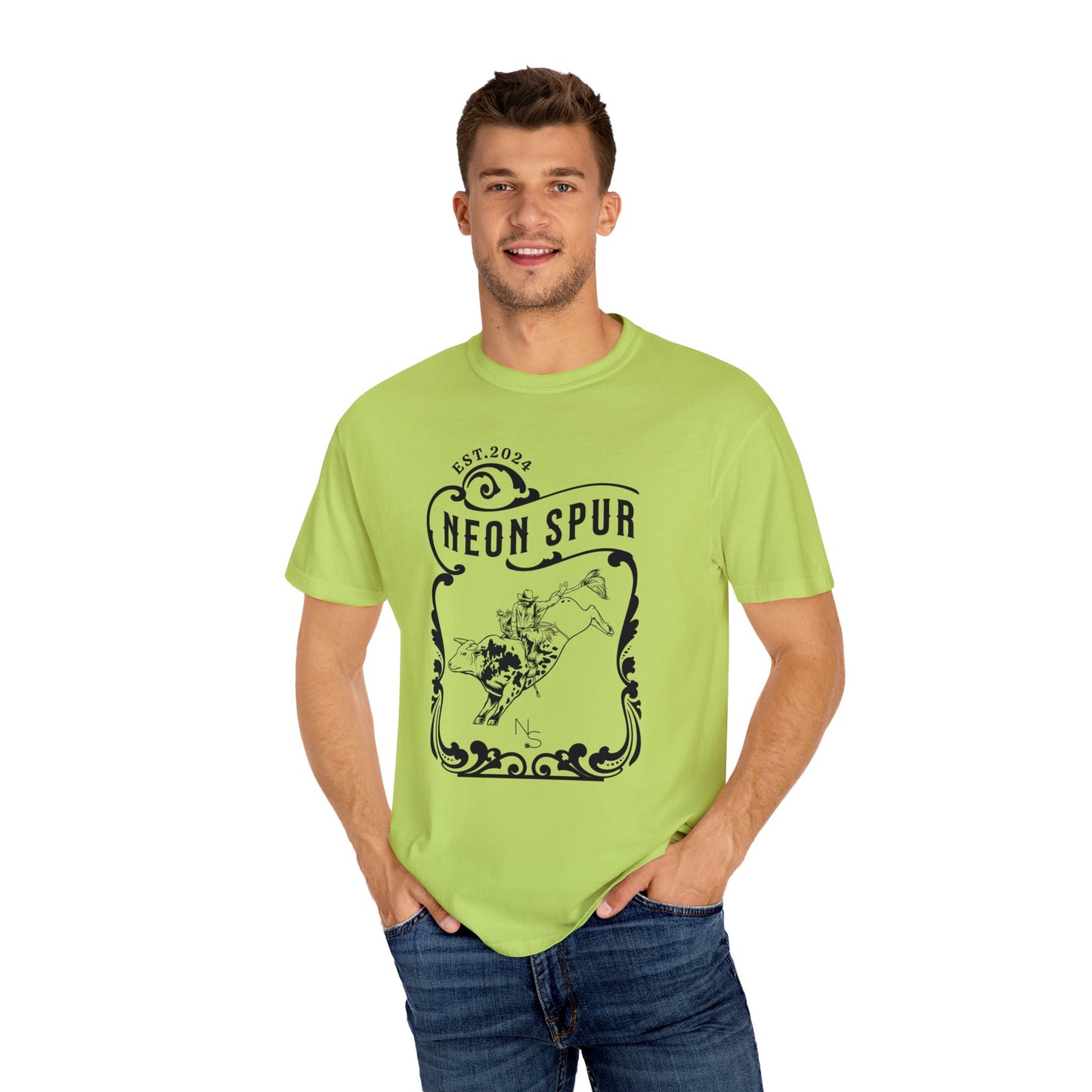 Western Bull Neon Spur T-shirt