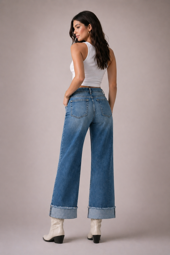 Low Rise Gem Studded Jean GJG DENIM