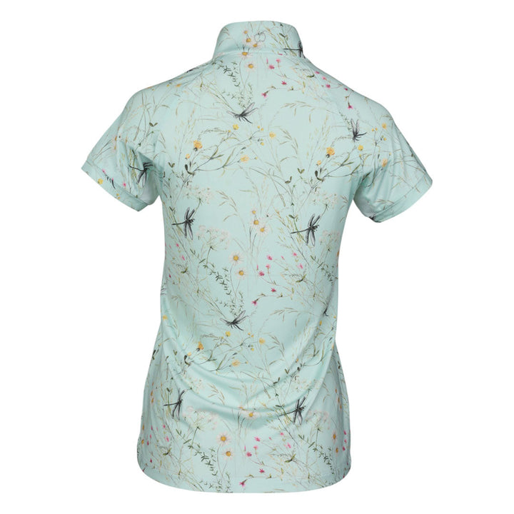 Dapplebay Dragonfly Meadow Short Sleeve Quarter Zip Riding Top Breeches.com