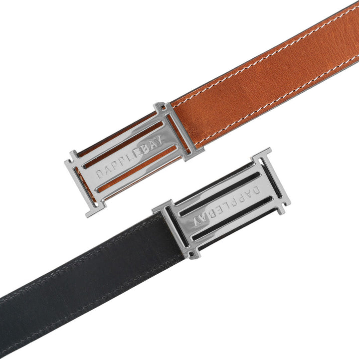 Reversible Jump Belt - Silver