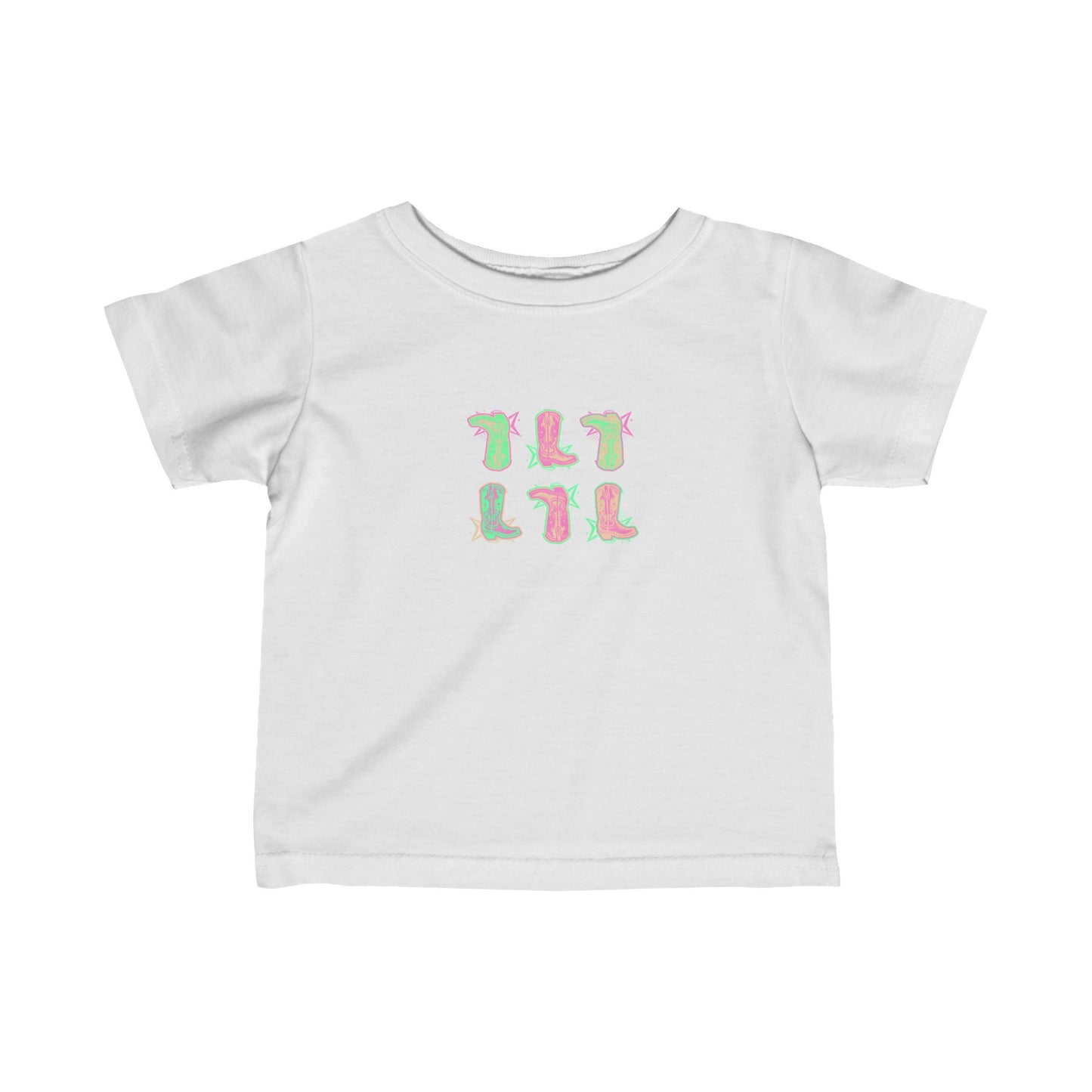 Pastel Boot Scootin Infant Fine Jersey Tee