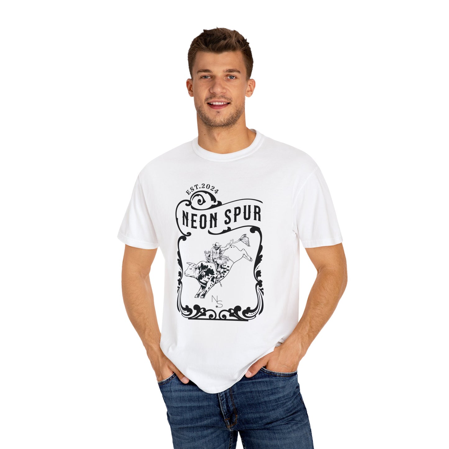 Western Bull Neon Spur T-shirt