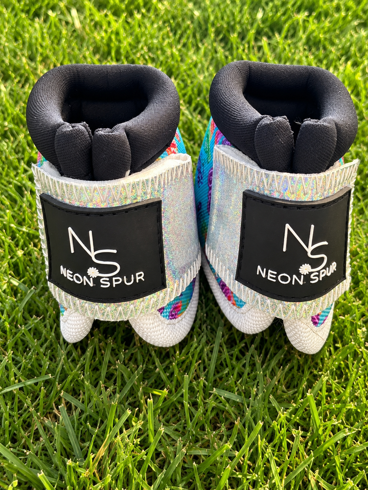 Fook It Glitter Strap No-Turn Bell Boots
