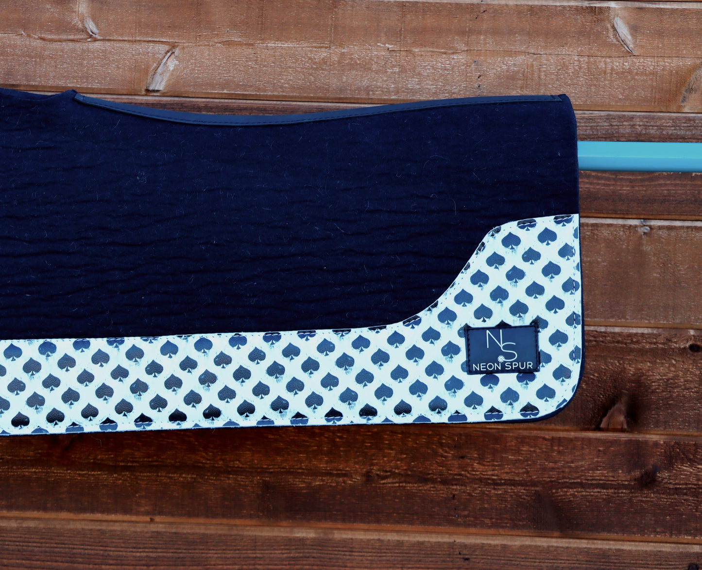 Smokin Spades Wool Saddle Pad