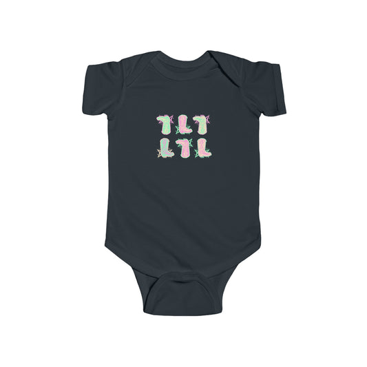 Pastel Boot Scootin Infant Fine Jersey Bodysuit