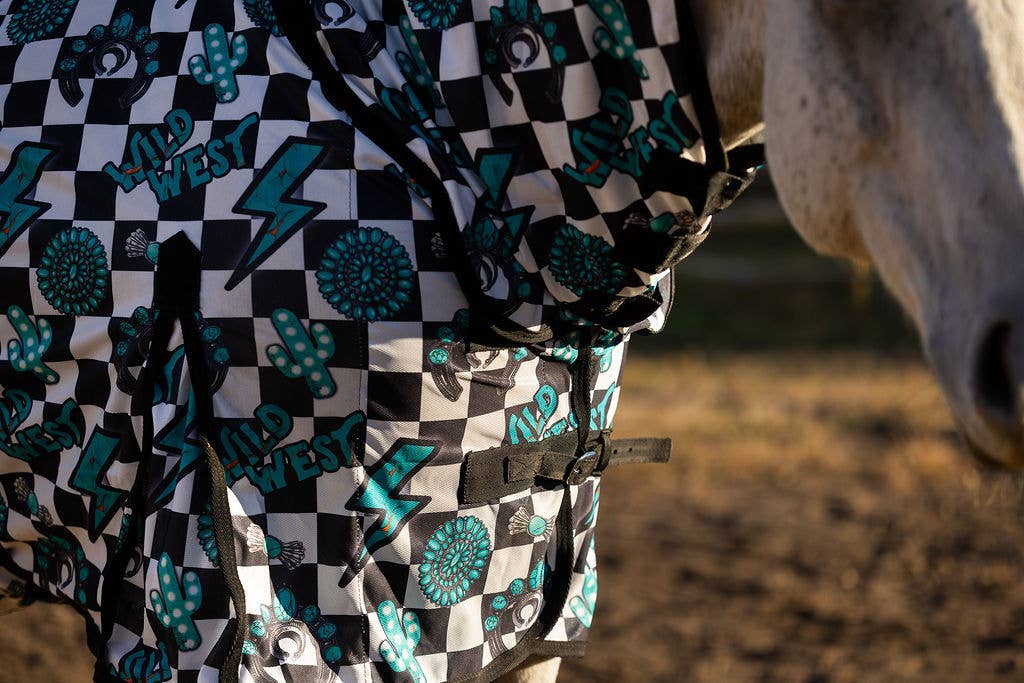 Turquoise Glass Fly Sheet