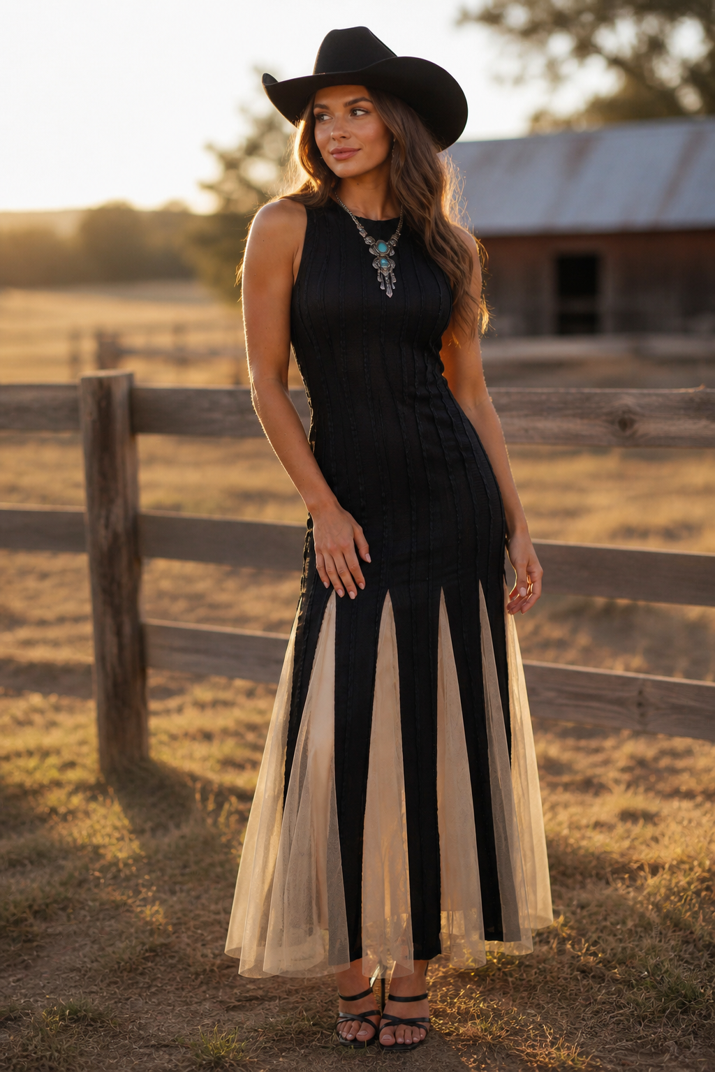 noir knit maxi dress Moreno Noir Knit Maxi Dress