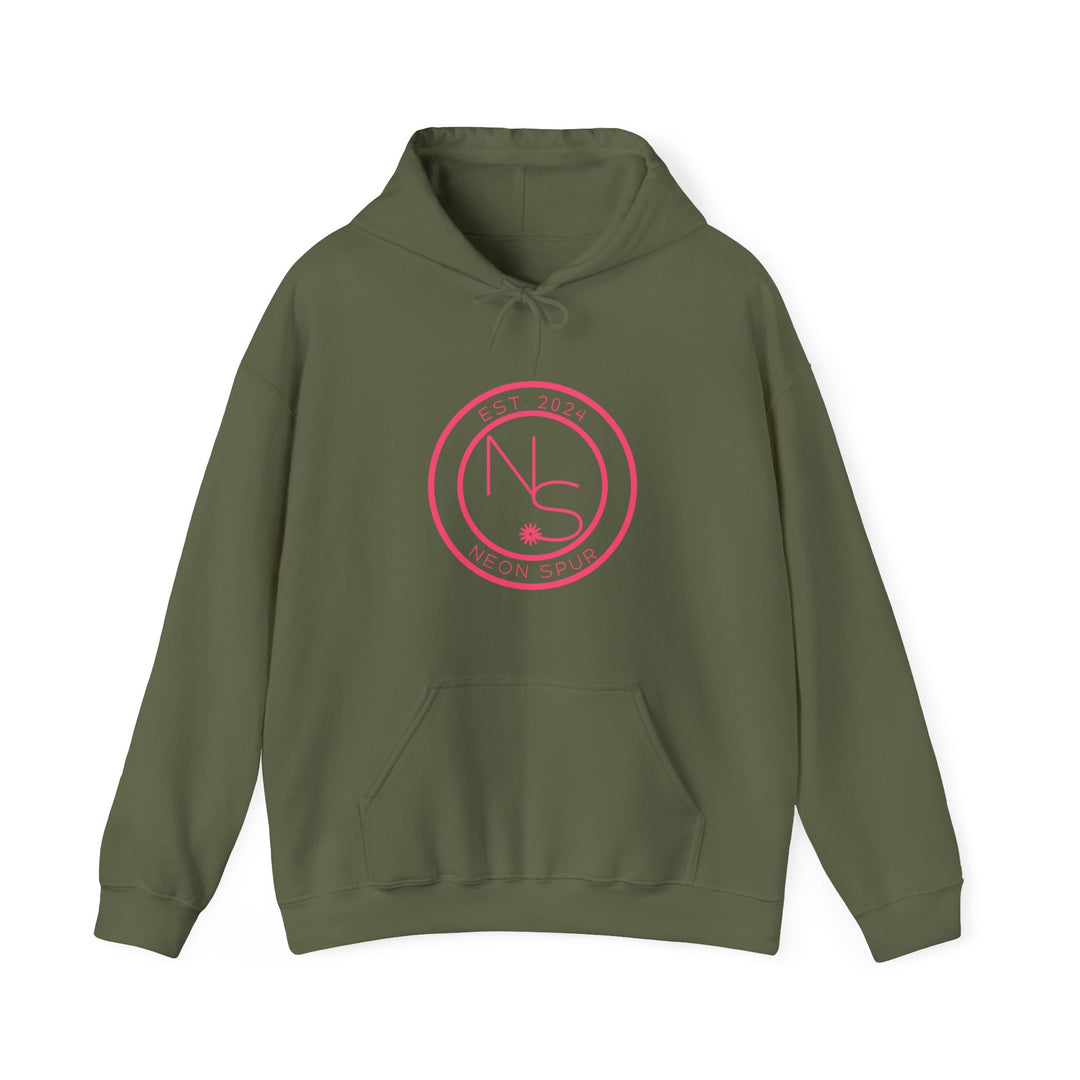 Neon Spur Logo Unisex Heavy Blend™ Hooded Sweatshirt