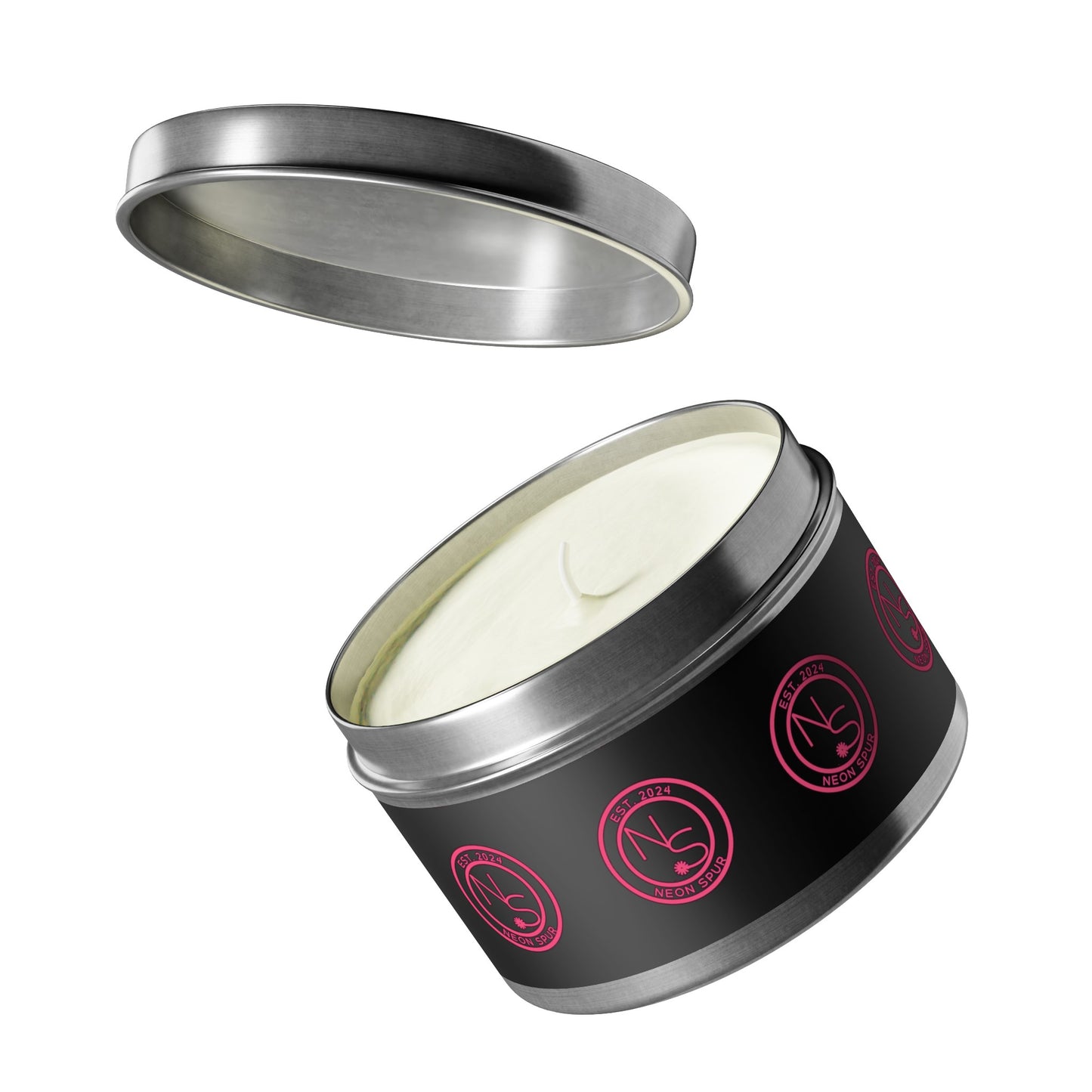 Neon Spur Aromatherapy Tin Candles