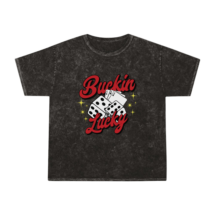 Buckin Lucky Mineral Wash T-Shirt