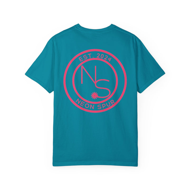 Neon Spur Logo Garment-Dyed T-shirt