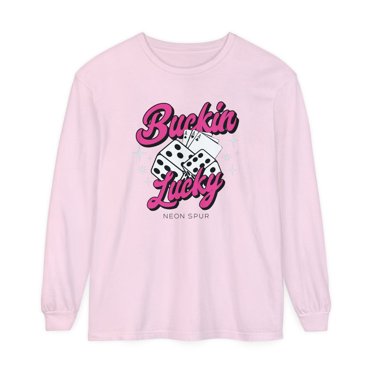 Pink Buckin' Lucky Long Sleeve