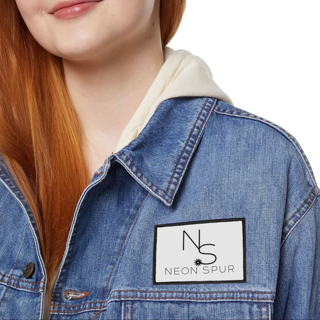 Neon Spur Logo Embroidered Iron-On Patch