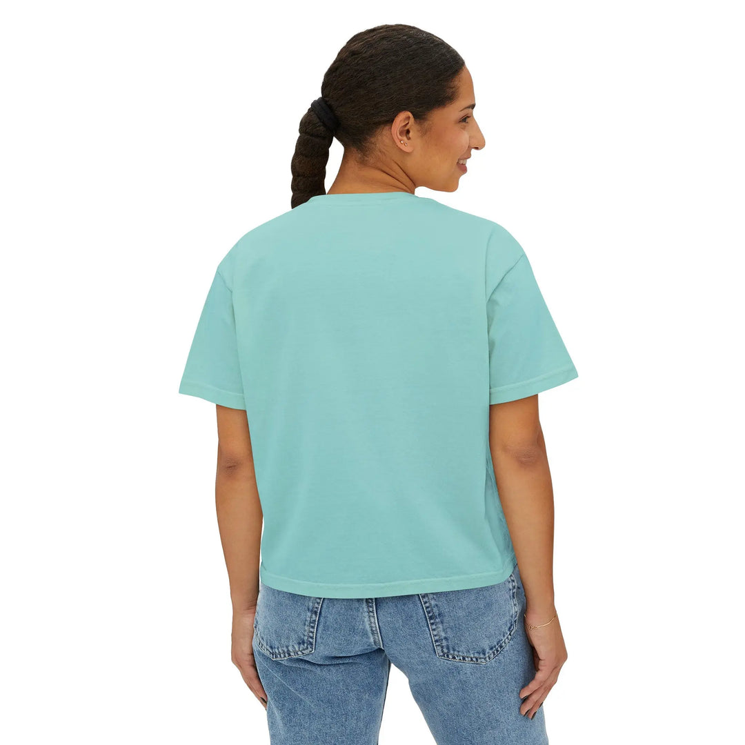 Rodeo Mom Era Women's Boxy Tee Neon Spur