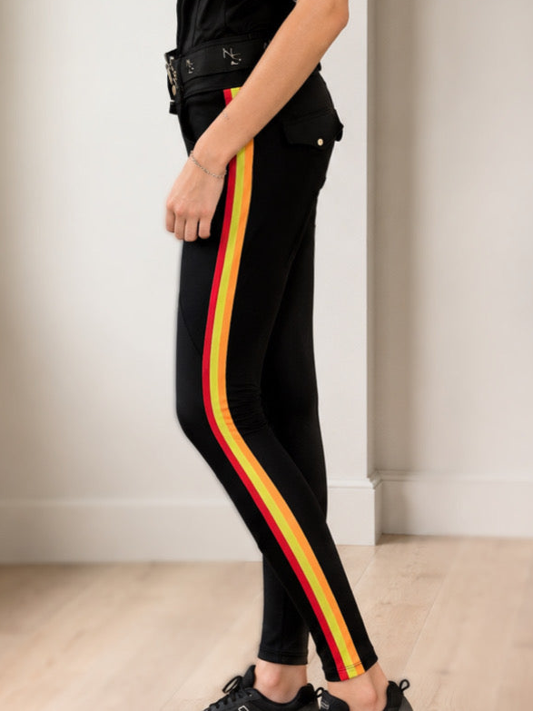 Neon Spur Fast Track Silicone Knee Patch Breeches Neon Spur