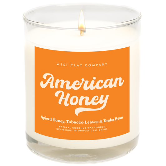 Candle 🍯 - American Honey- Western Spiced Tobacco Tonka