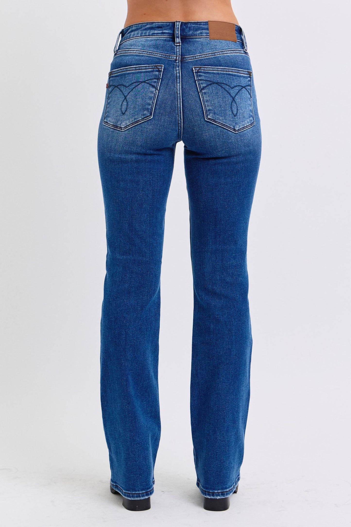 Run Mid-Rise Bootcut Jeans with Thermal Lining