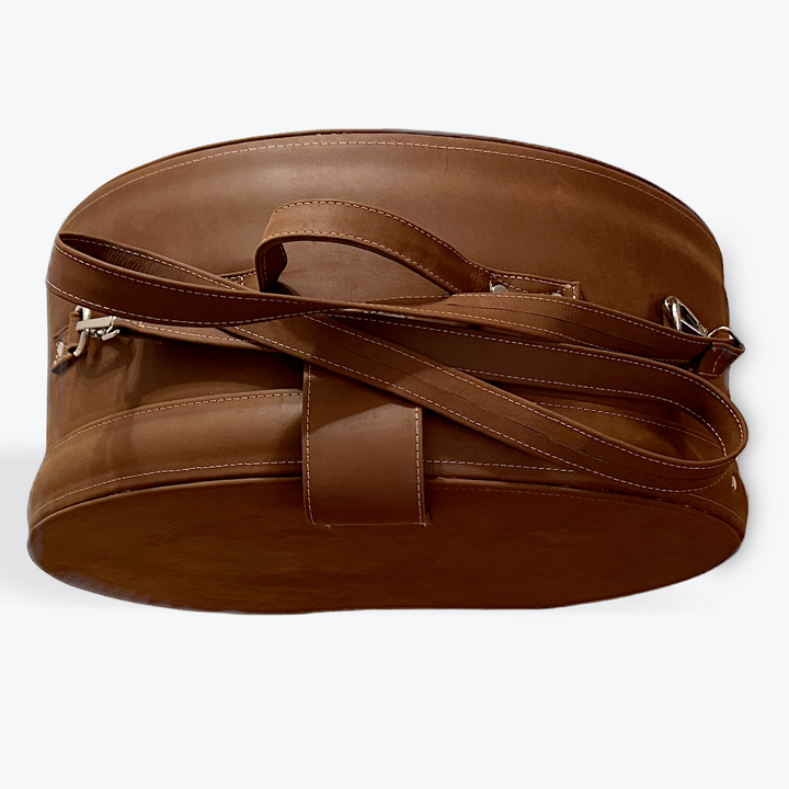 HANDMADE LEATHER HAT TRAVEL CASE AND STORAGE BOX The Hip Hat
