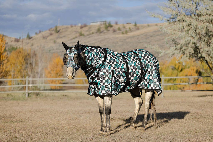 Turquoise Glass Fly Sheet