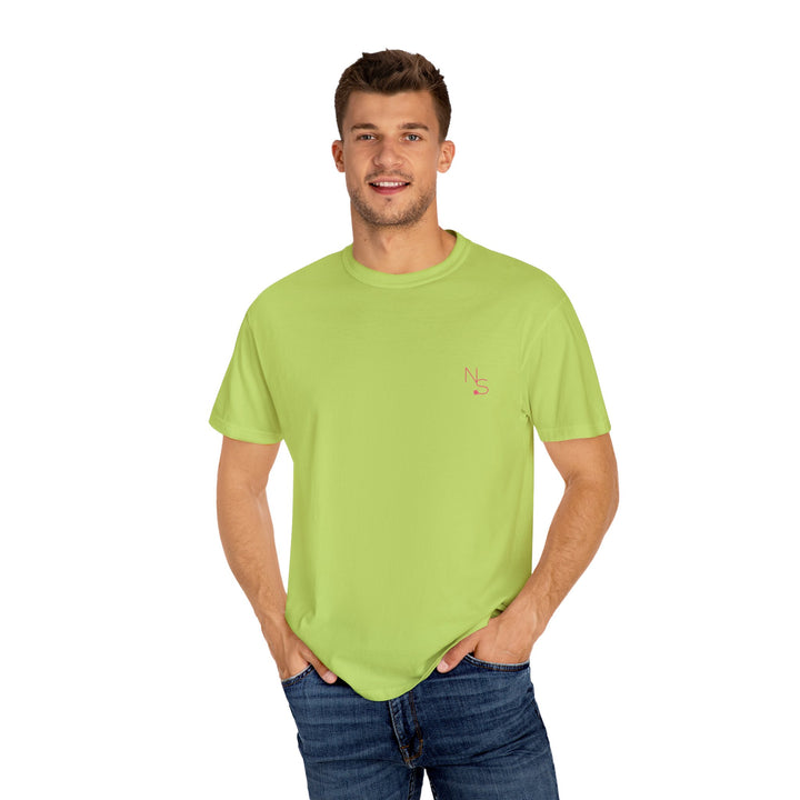 Neon Spur Logo Garment-Dyed T-shirt