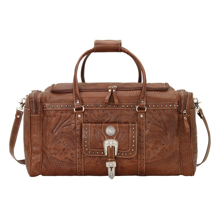 Classic Zip-Top Duffel Bag w/ Front Pouch and Side Zipper Pockets