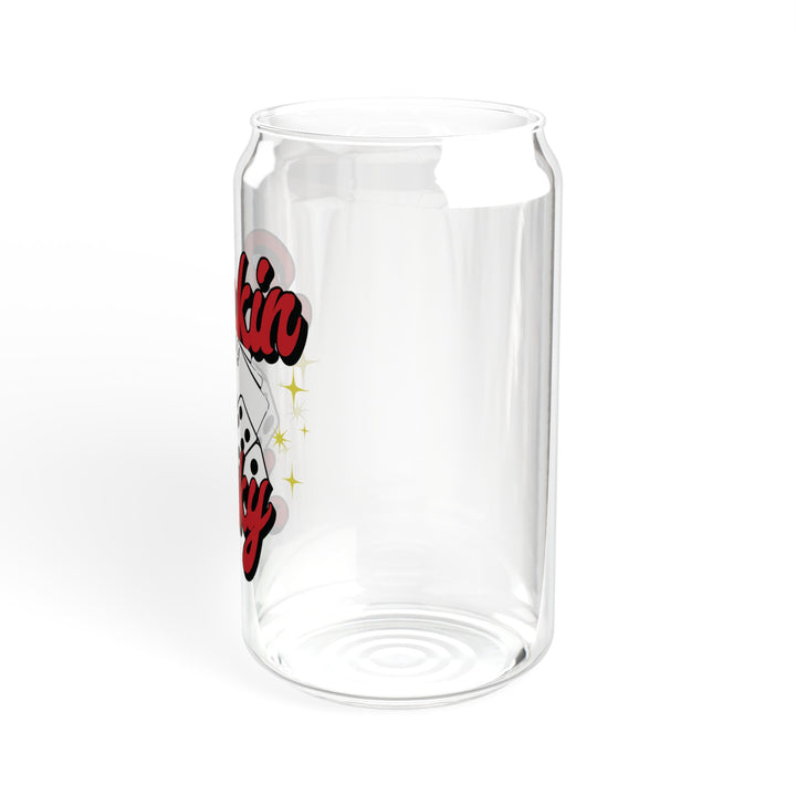 Buckin Lucky Sipper Glass, 16oz