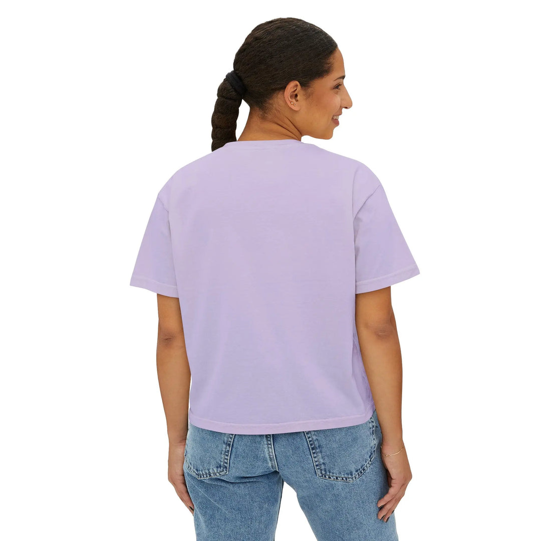 Rodeo Mom Era Women's Boxy Tee Neon Spur